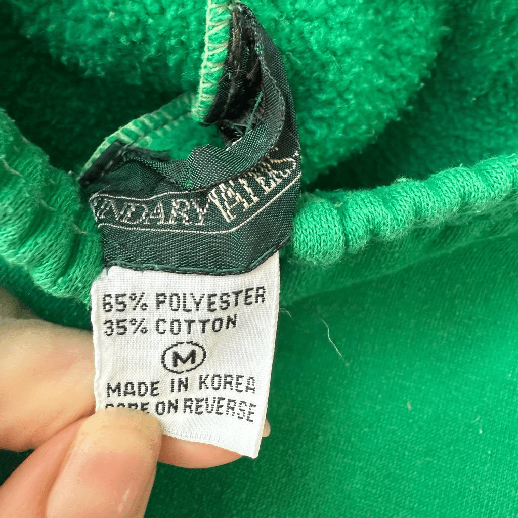 Vintage 80s 90s Boundary Waters Green Sweatsuit Track Suit Sweatshirt Sweatpants