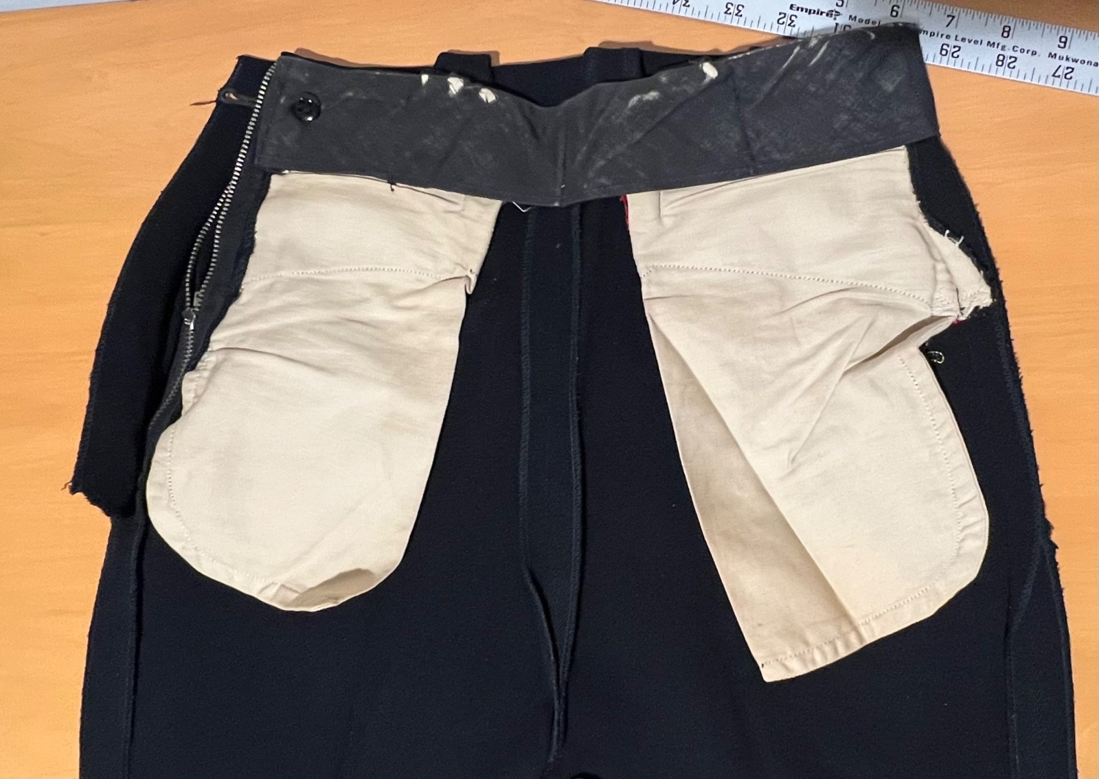 Vtg Western Cowgirl Pants 1940s 1950s Embroider Side Zipper XS Girls Rockabilly