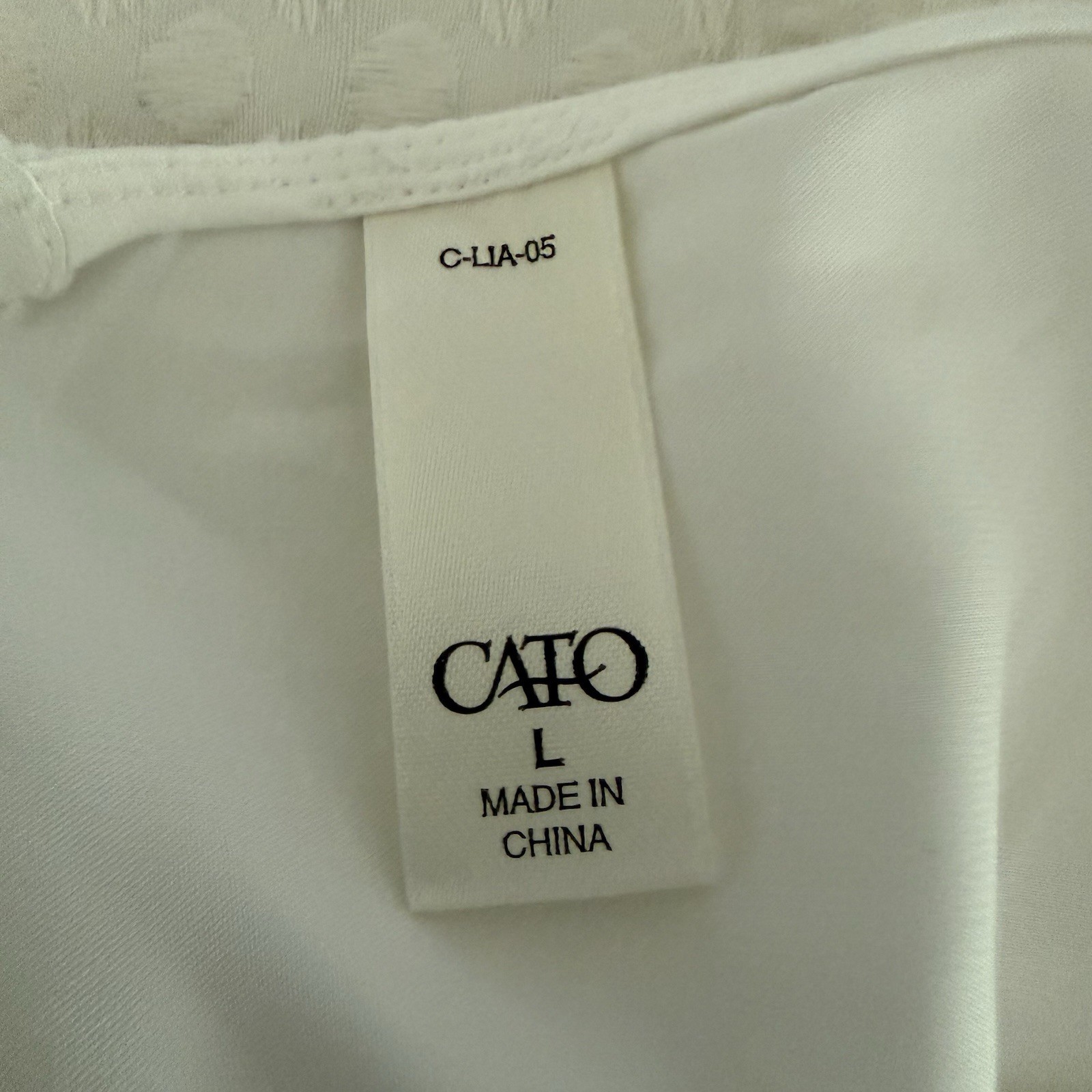 Cato white nightgown vintage Size Large