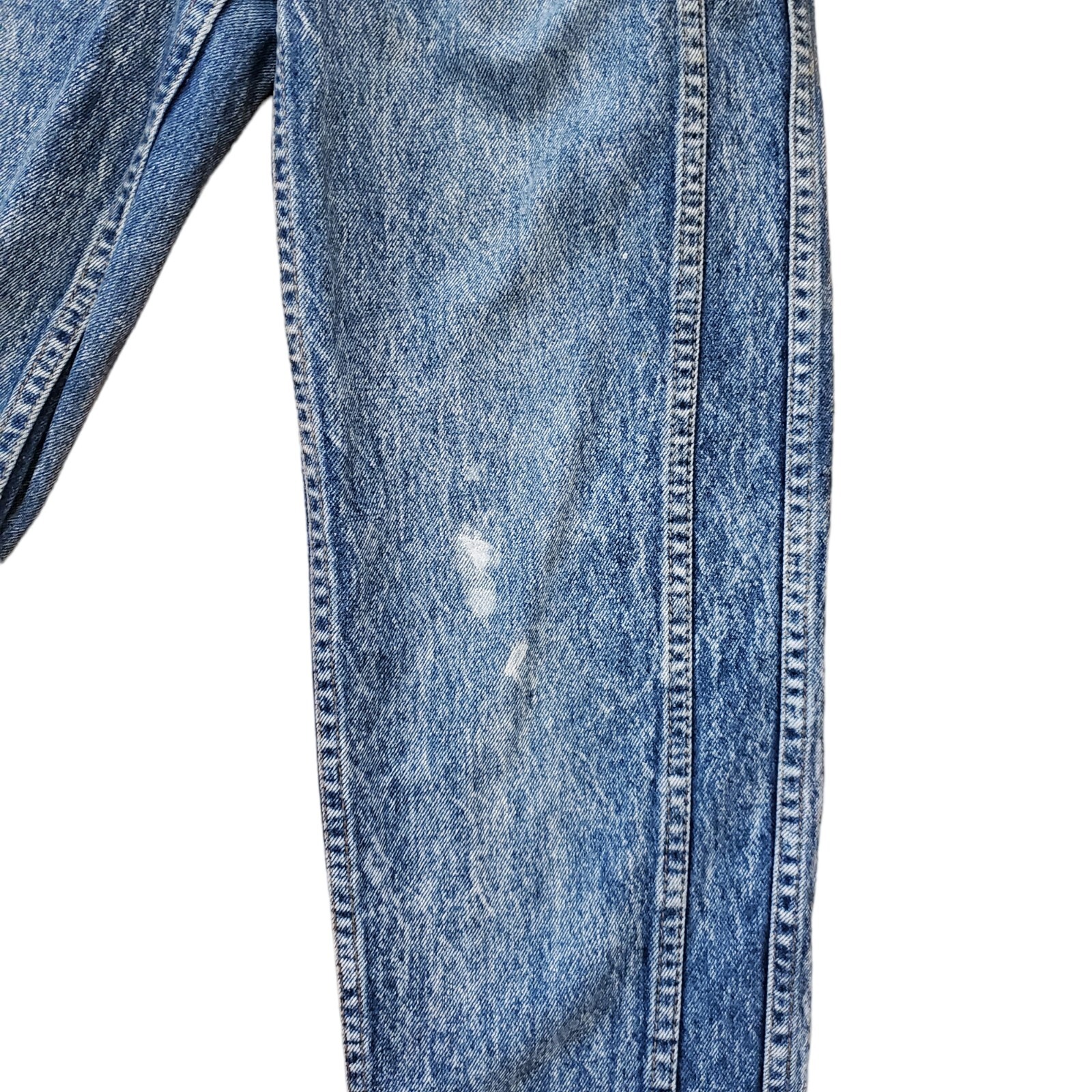 Bugle Boy Special Edition Vintage Embroidered Accent 80s Jeans Size W22 XXS
