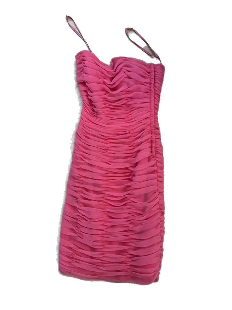 80’s Victor Costa/Saks Strapless Mini Dress. Barbie Core 🩷🦩🩷