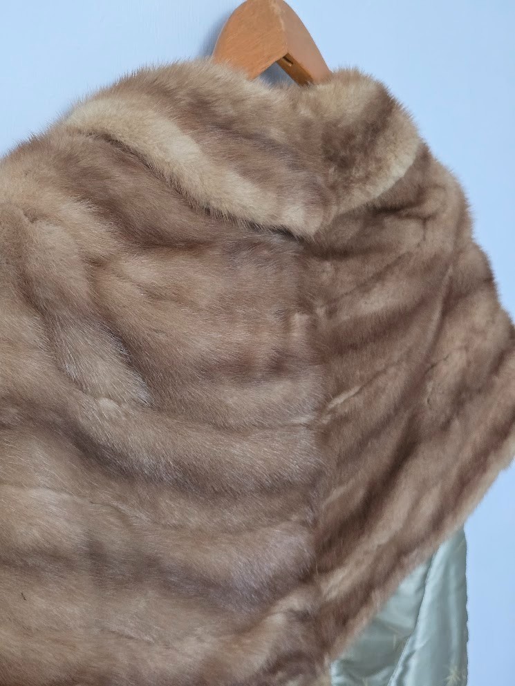 Mink stole vintage EMBA „Autumn Haze” A beauttful color.