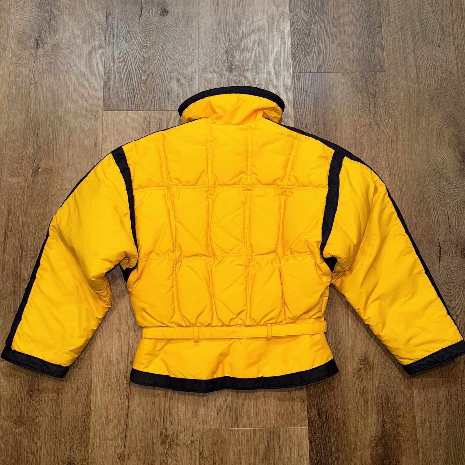 Vtg 70s 80s Roffe Ski Jacket Duck Down Fill Apres Snow Bunny Coat Womens Medium