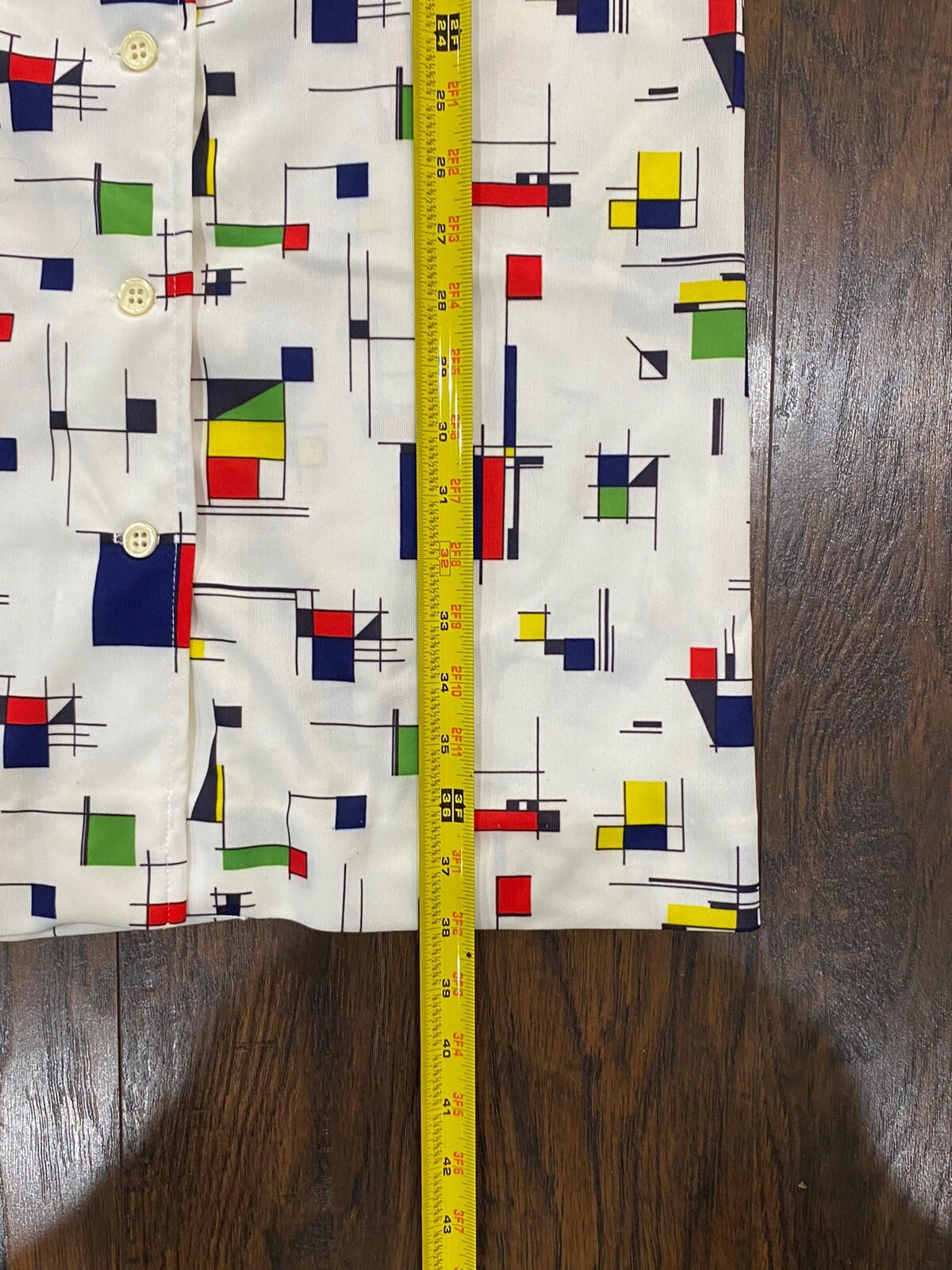 Prynts By Bleeker Street Jonathan Logan VTG 70’s Mondrian Style Print Dress Sz S