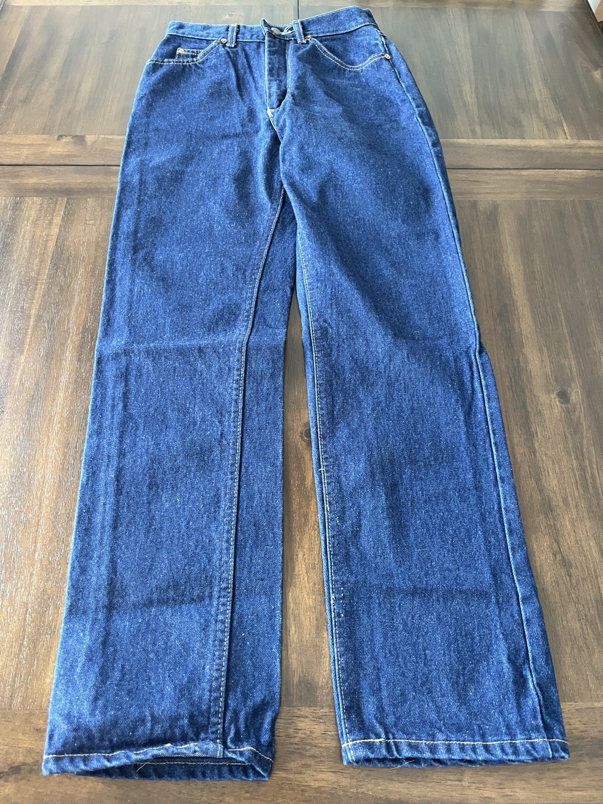 Vintage 80s Lee Riders Jeans Made in USA -High Waist -Union Made- Measured 26×29