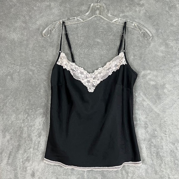 Victorias Secret Lace Cami Top Womens XS Satin Fairy Whimsical Coquette Goth