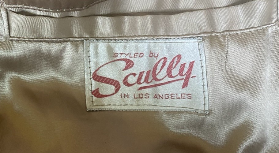 VTG 1970s Scully real leather jacket. size 38 Western