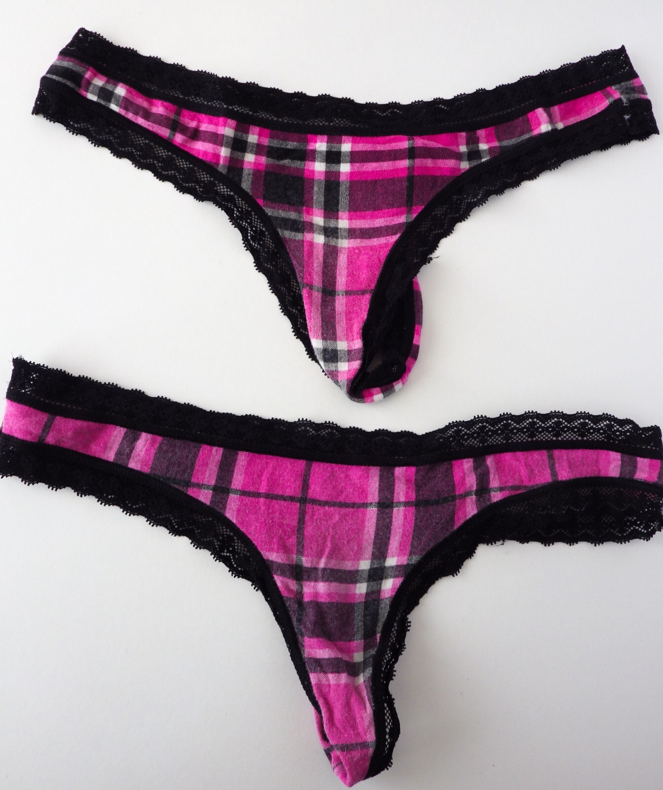 VTG 2011-2012 Victoria’s Secret Cotton Lace Thong Panties Lot SMALL
