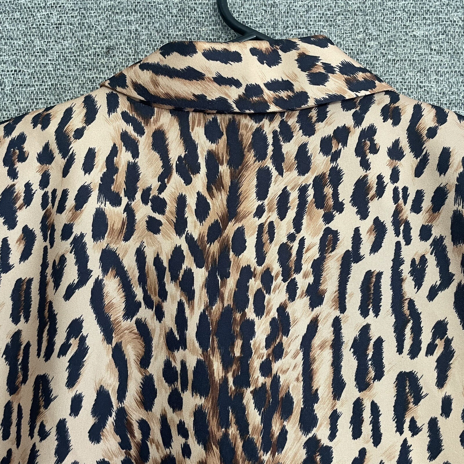 Vintage JoRo Fashions Animal Print Blazer Size 1X Women’s 3/4 Sleeve Leopard