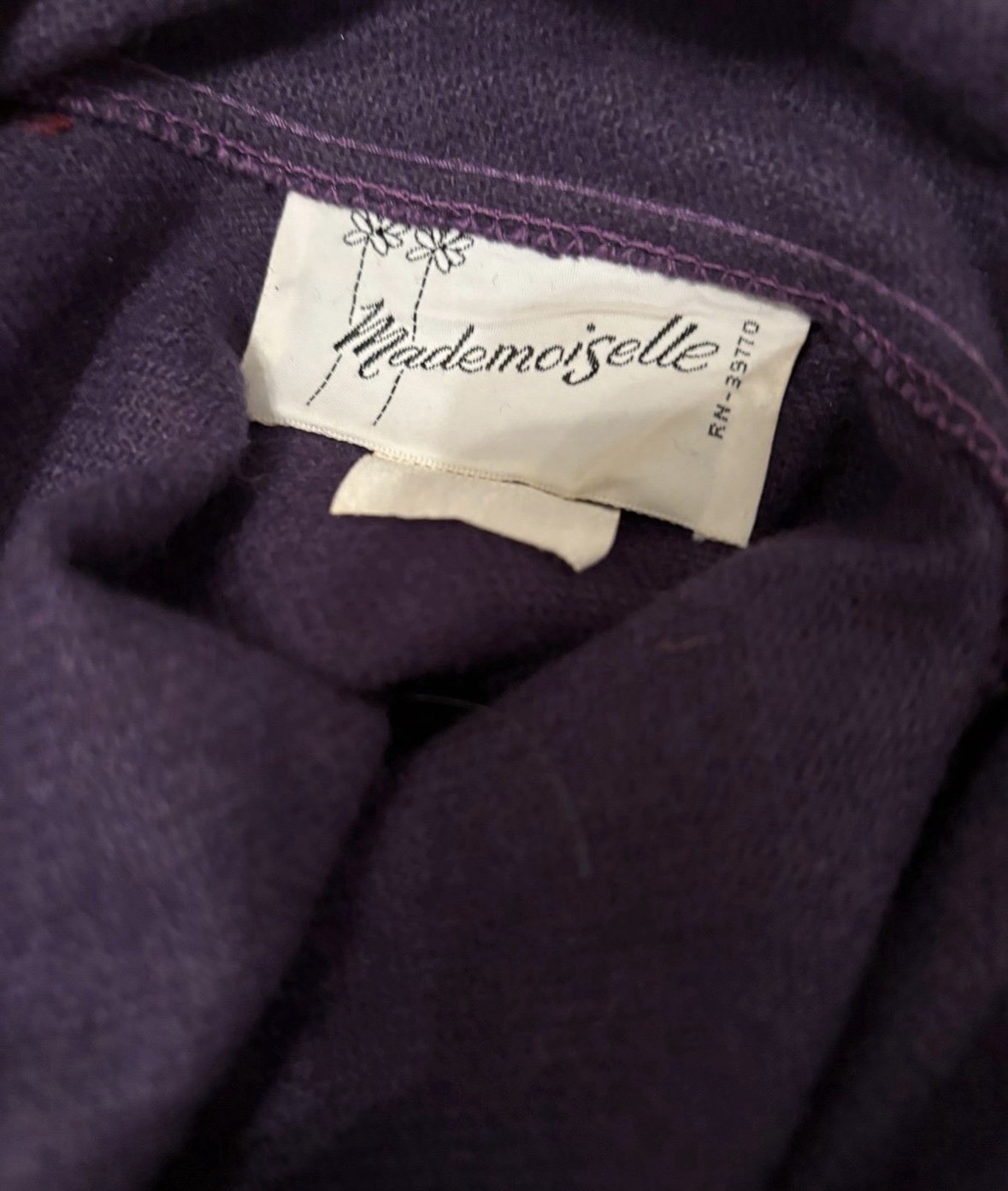 Vintage Wool Blend Cape 1950’s Mademoiselle