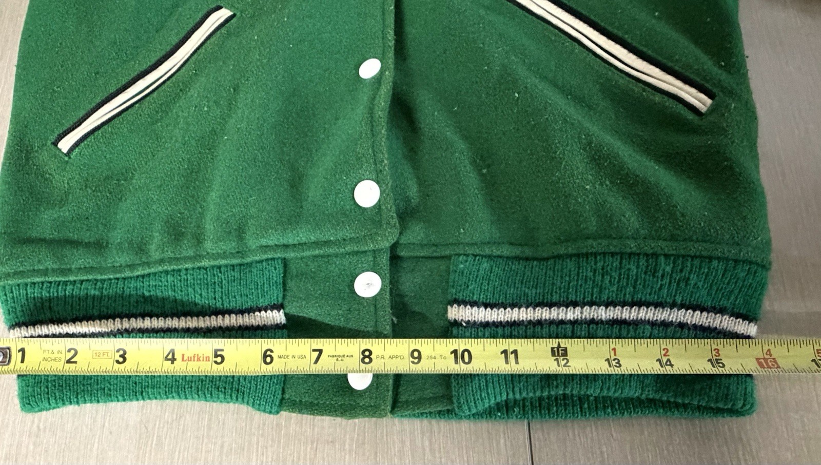 Vtg 1980s High School Cheerleader Majorette Wool Varsity Jacket Elderton PA