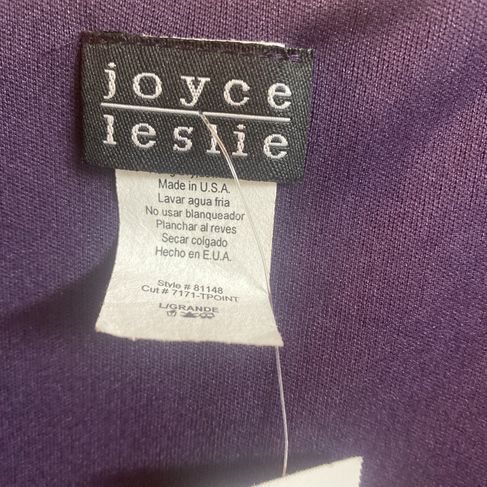 Vintage Purple Sequin Bolero Shrug Sz Large Metallic Evening Flashback Cropped