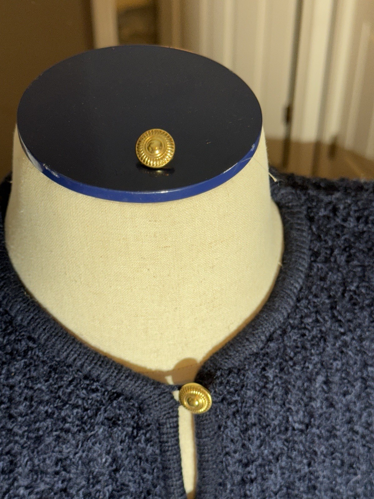 Tanner XL Acrylic Dark Blue Sweater (vintage New Old Stock)