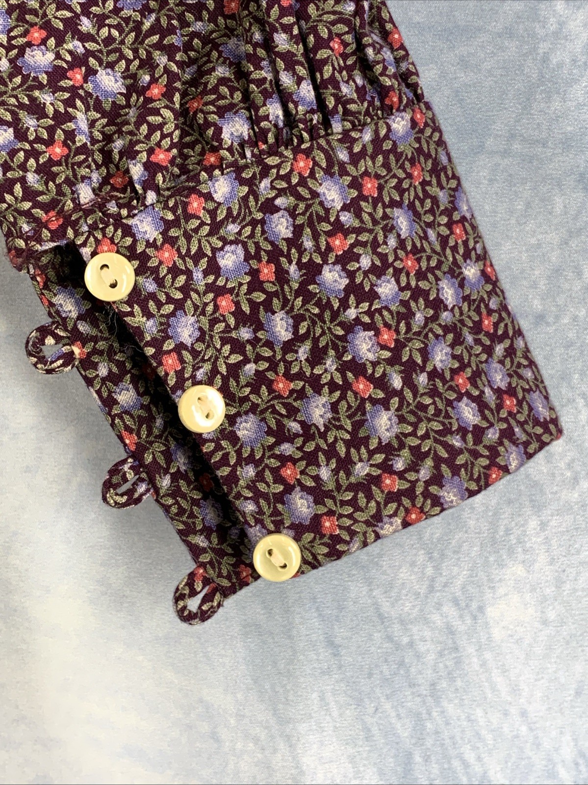 Vintage Gunne Sax Dress Size 7 Calico Floral Prairie Cottage Core Western 1970s