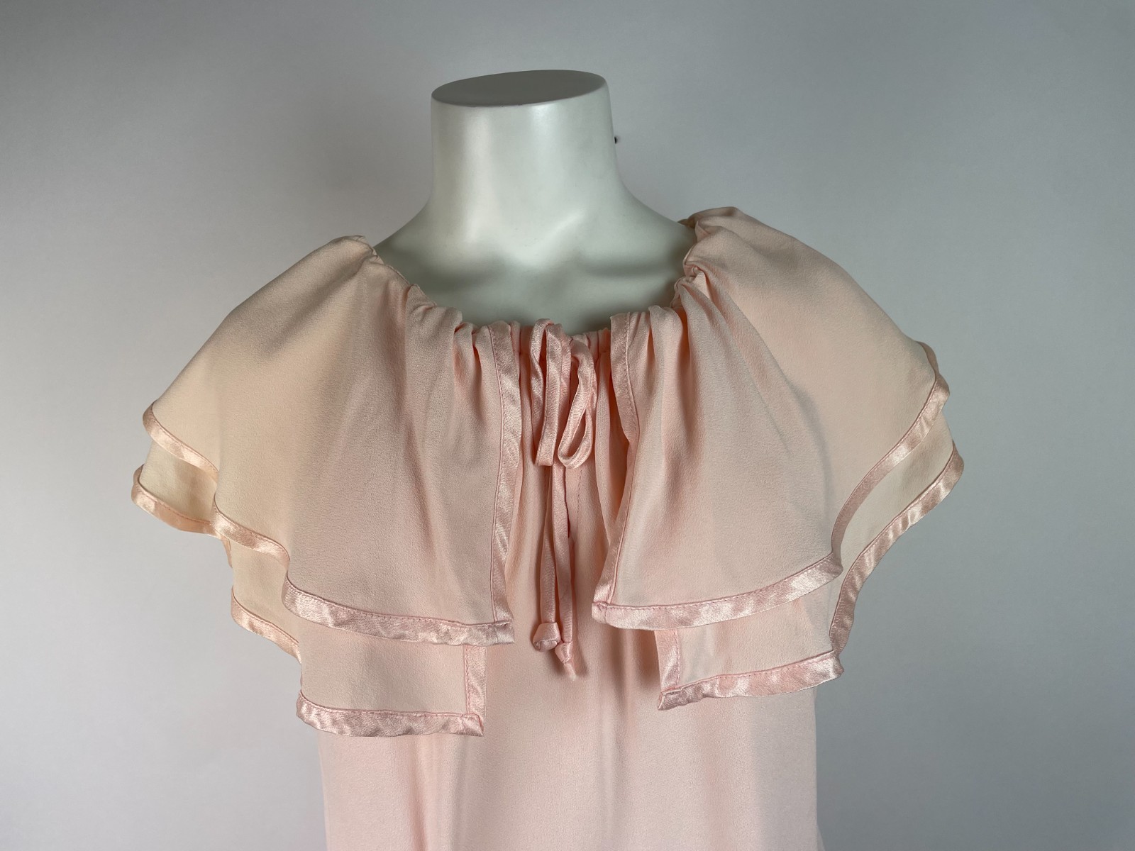 Vintage 70s PLACE TWO Lounge Wear 2 Piece Pants and Top set, Pink Minor fading 7