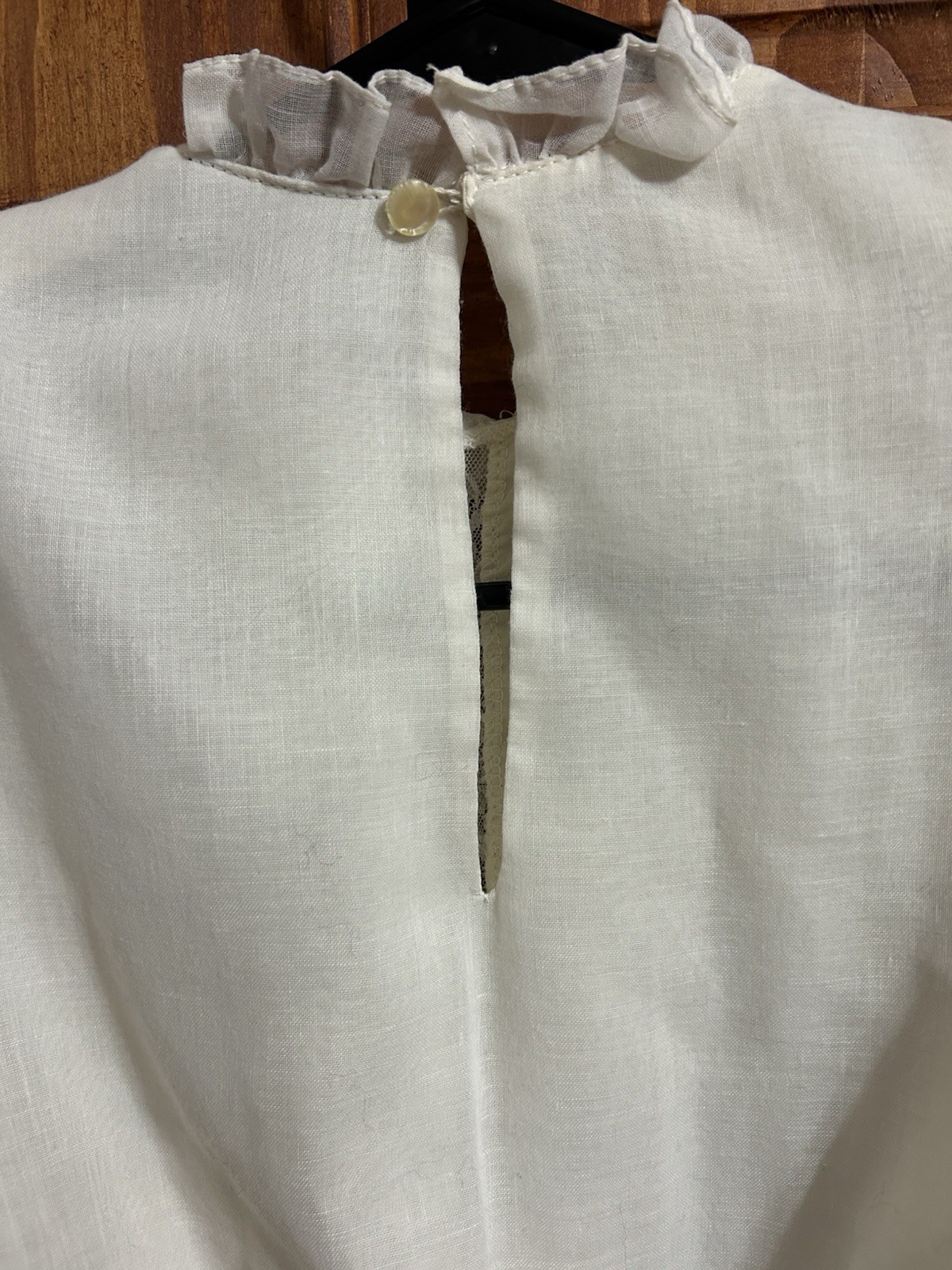 Vintage Dress Small Phase II White Prairie Coquette Long Sleeve Lana Del Rey