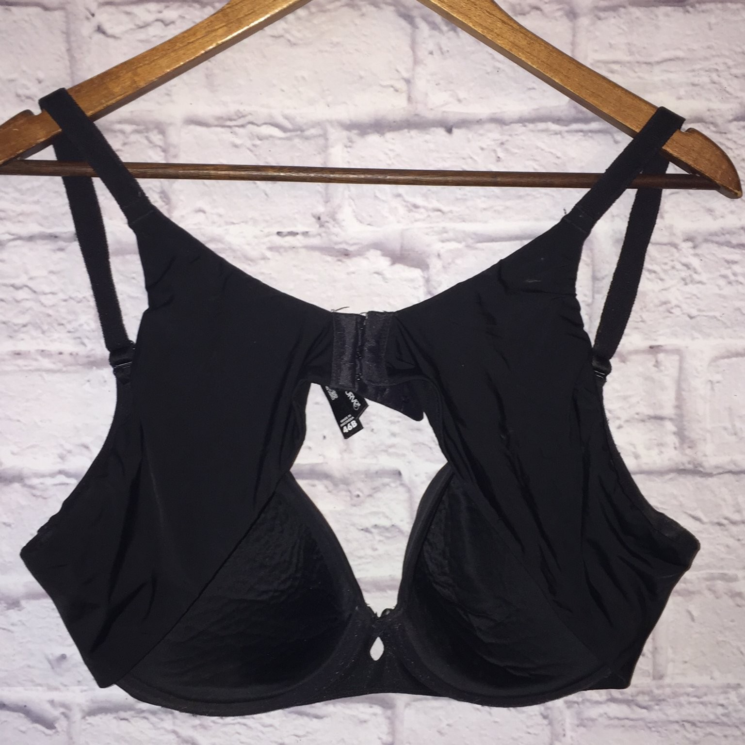 Torrid Curve Bra Black 46B Nylon Spandex