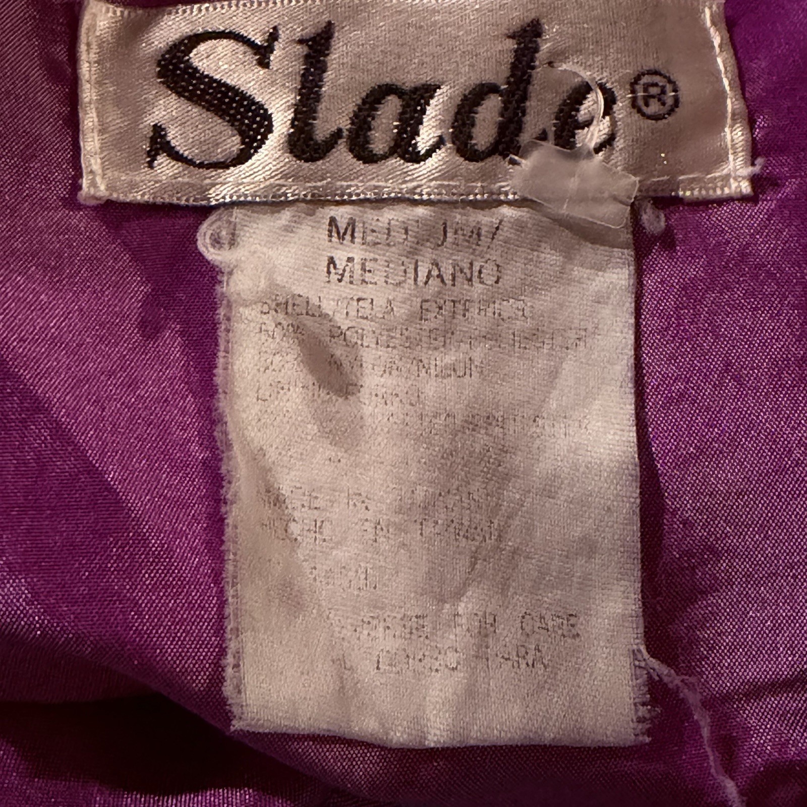 Vintage 80s Slade Track Suit Pastel Color Block Women’s Size M