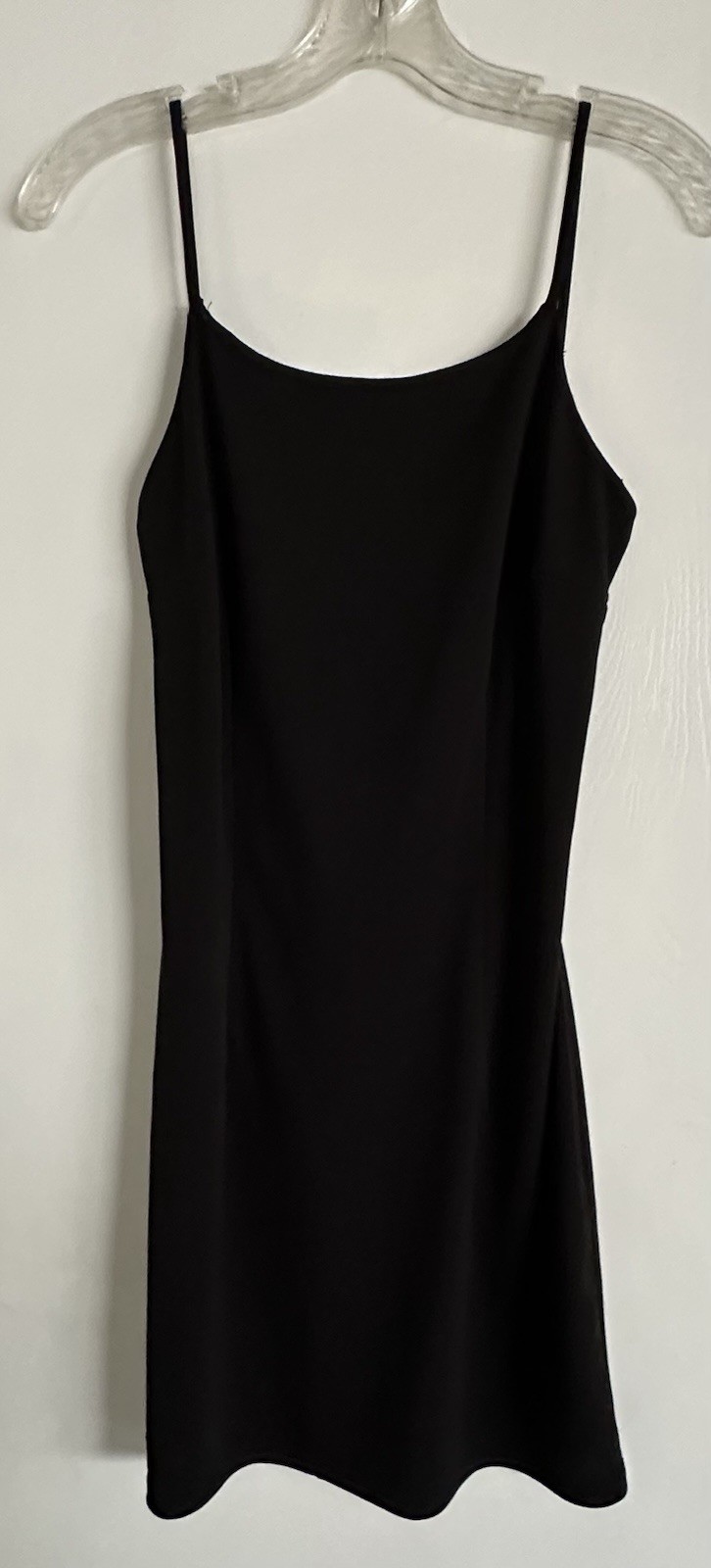 Vtg 90s Formula X Black Backless Mini Dress Tie Back Sexy Clubwear Y2K Grunge