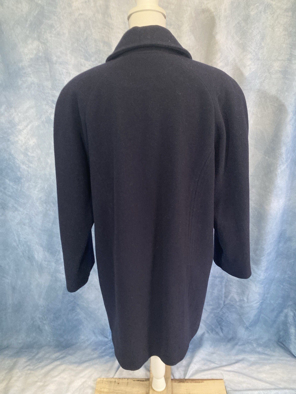 Vintage 70s 80s Original Penguin Munsingwear Peacoat Navy 100% Wool USA Sz 14