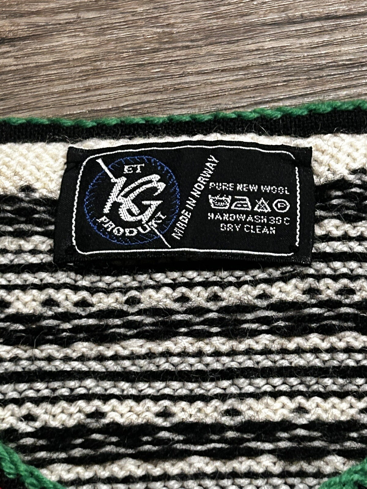 Vintage Norwegian Wool Sweater Sz S