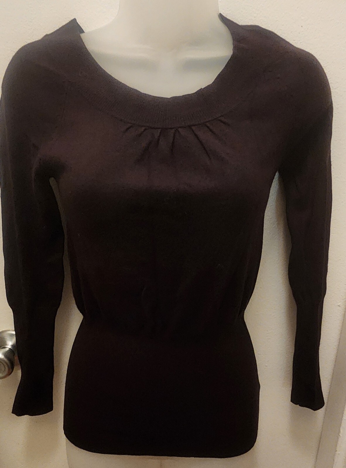 🌐VINTAGE PRE 🩷 LUVED Black light weight sweater fitted no tag size S