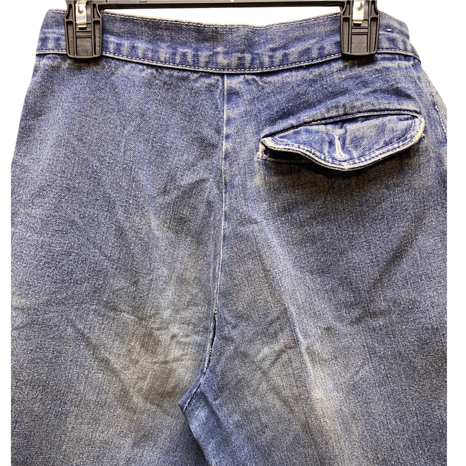 Vintage Normandee Rose Jeans Womens 9L Pleated Buckle Baggy 80’s High Waisted
