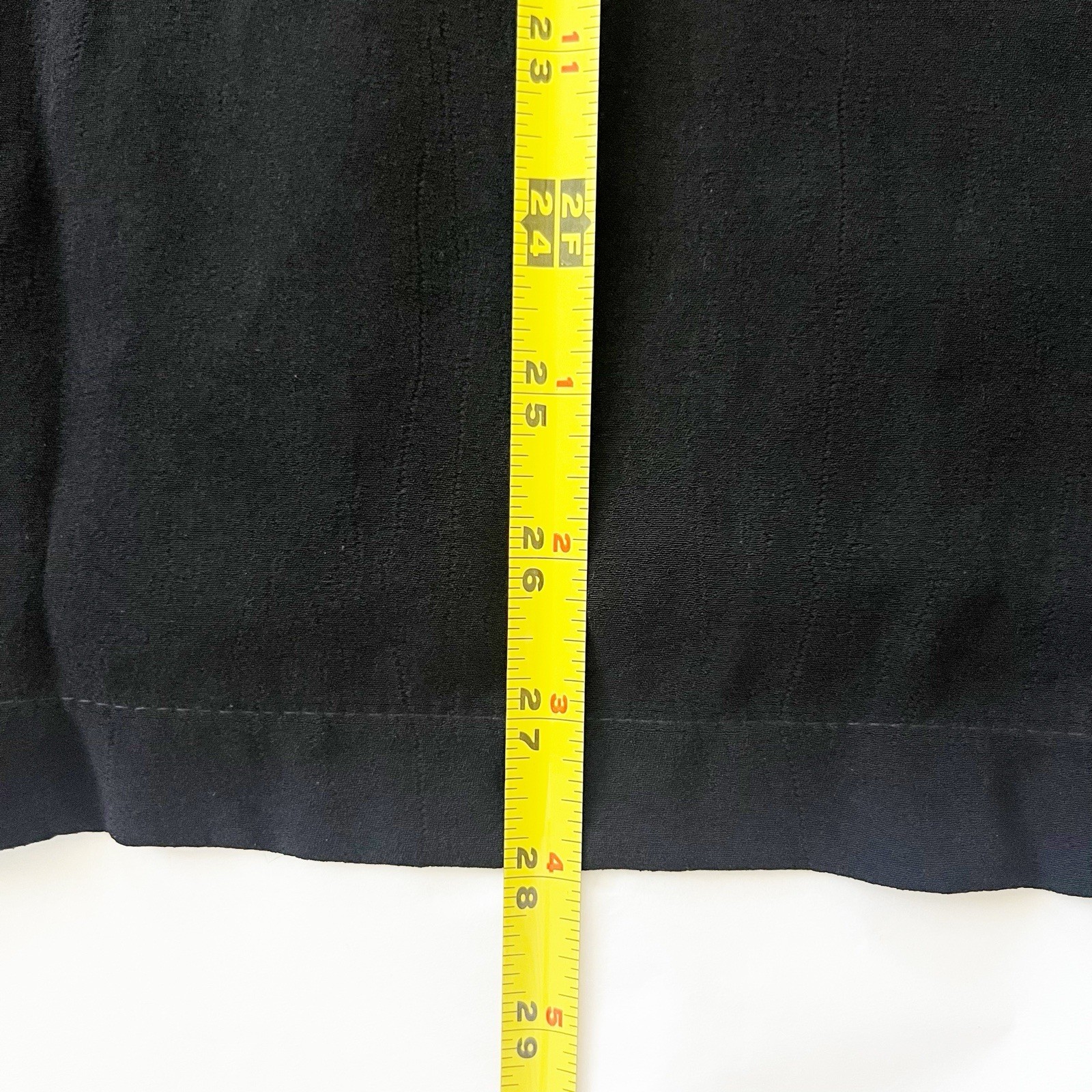 Vintage Saint Germain Paris Black Blouse V Neck Pockets Top Gold Tone Buttons XL