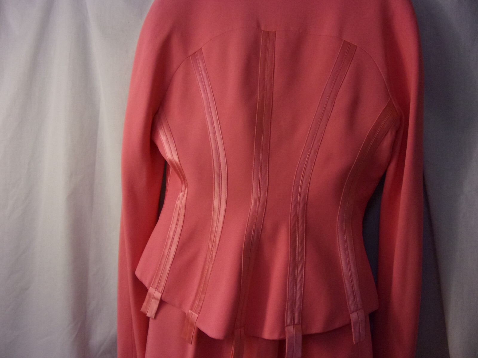 Vintage 1980S Evelyne Mandel Paris Barbie Pink Skirt Suit 10 Super Cool