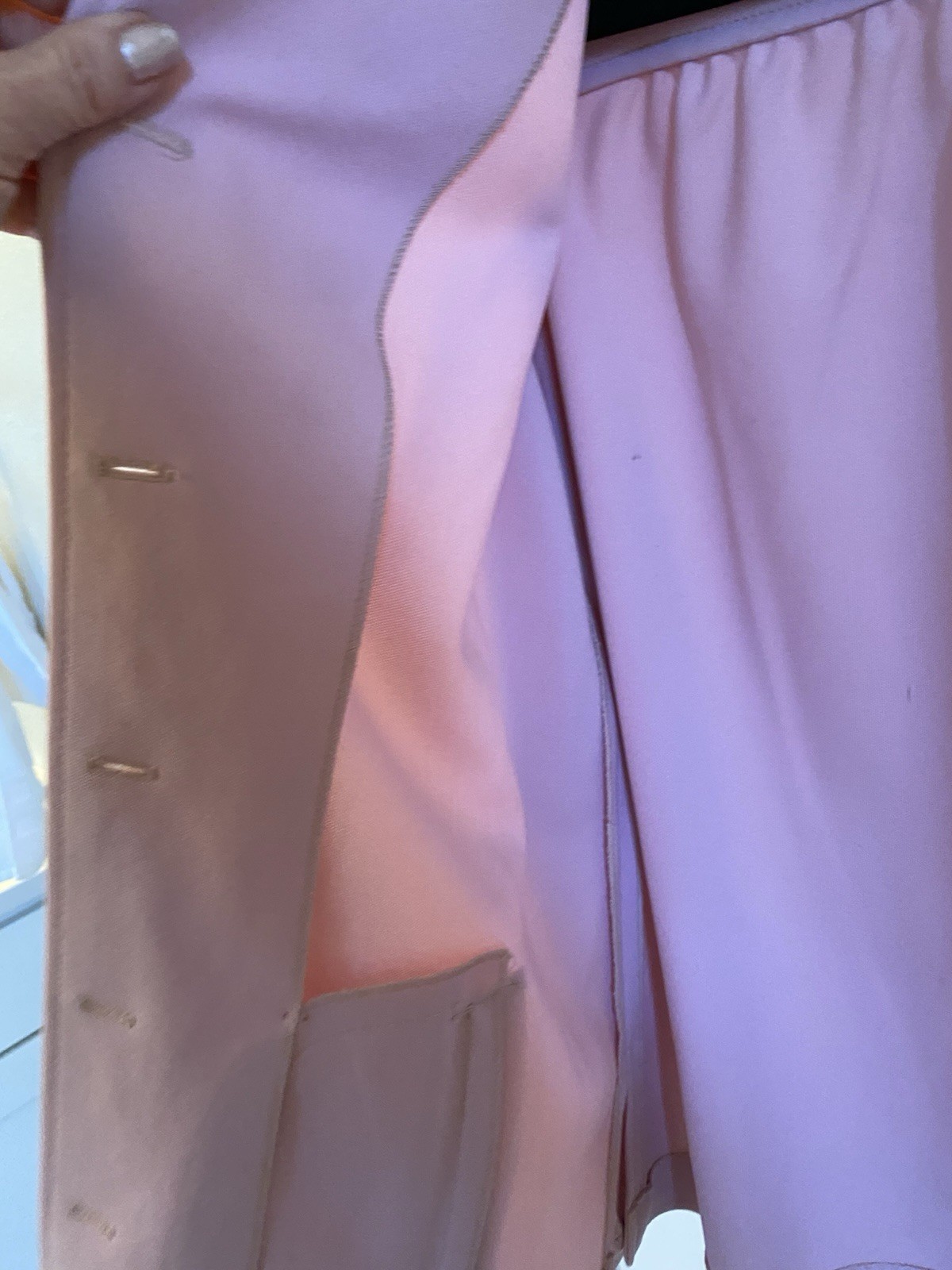 Vintage Givenchy Sport Jacket 1970s-80s Pastel Pink Blouse Jacket Paris NY Label