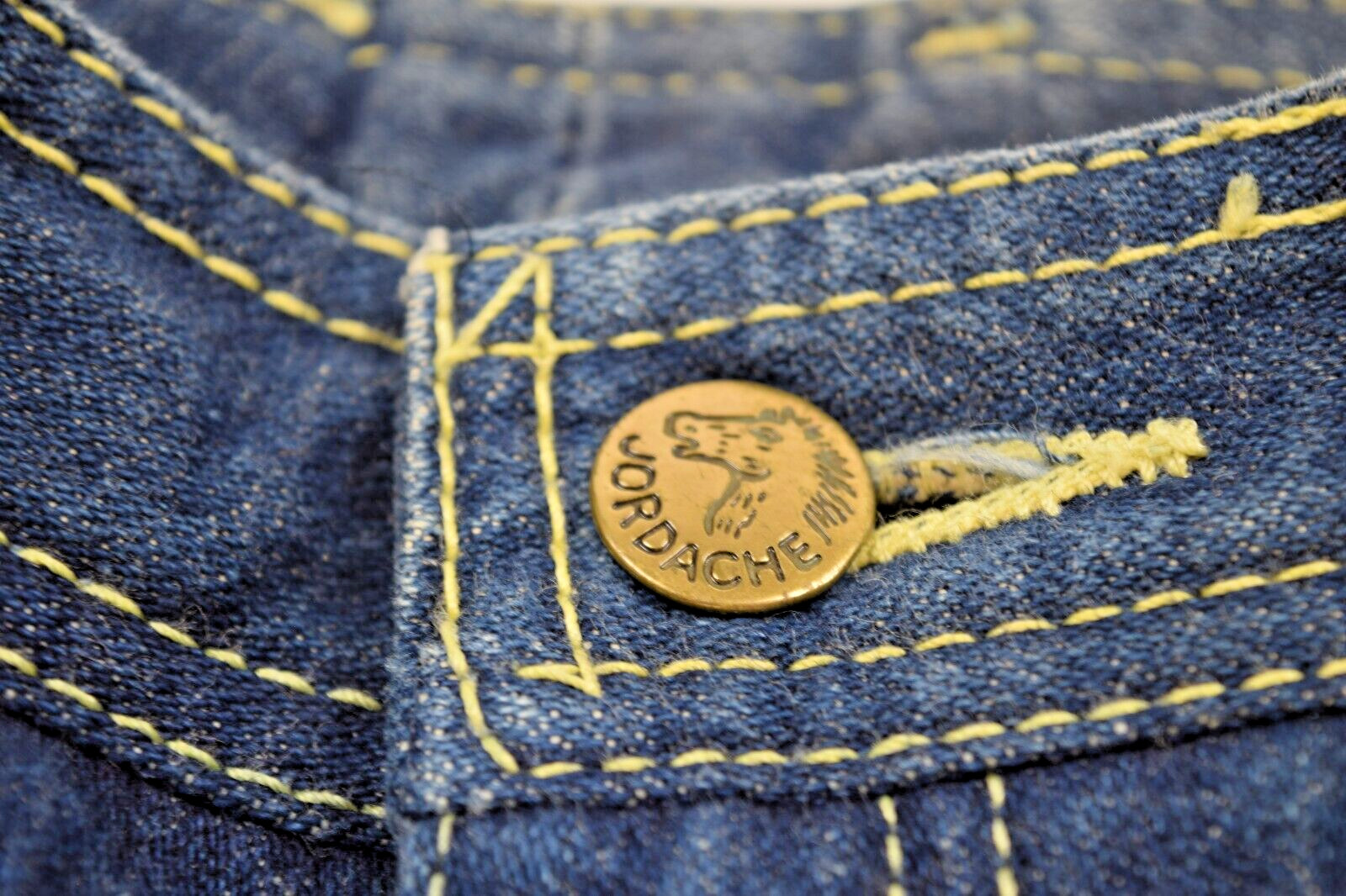 Vintage Jordache Jeans Horsehead Size 26 x 31 70s Indigo White Stitch High Waist