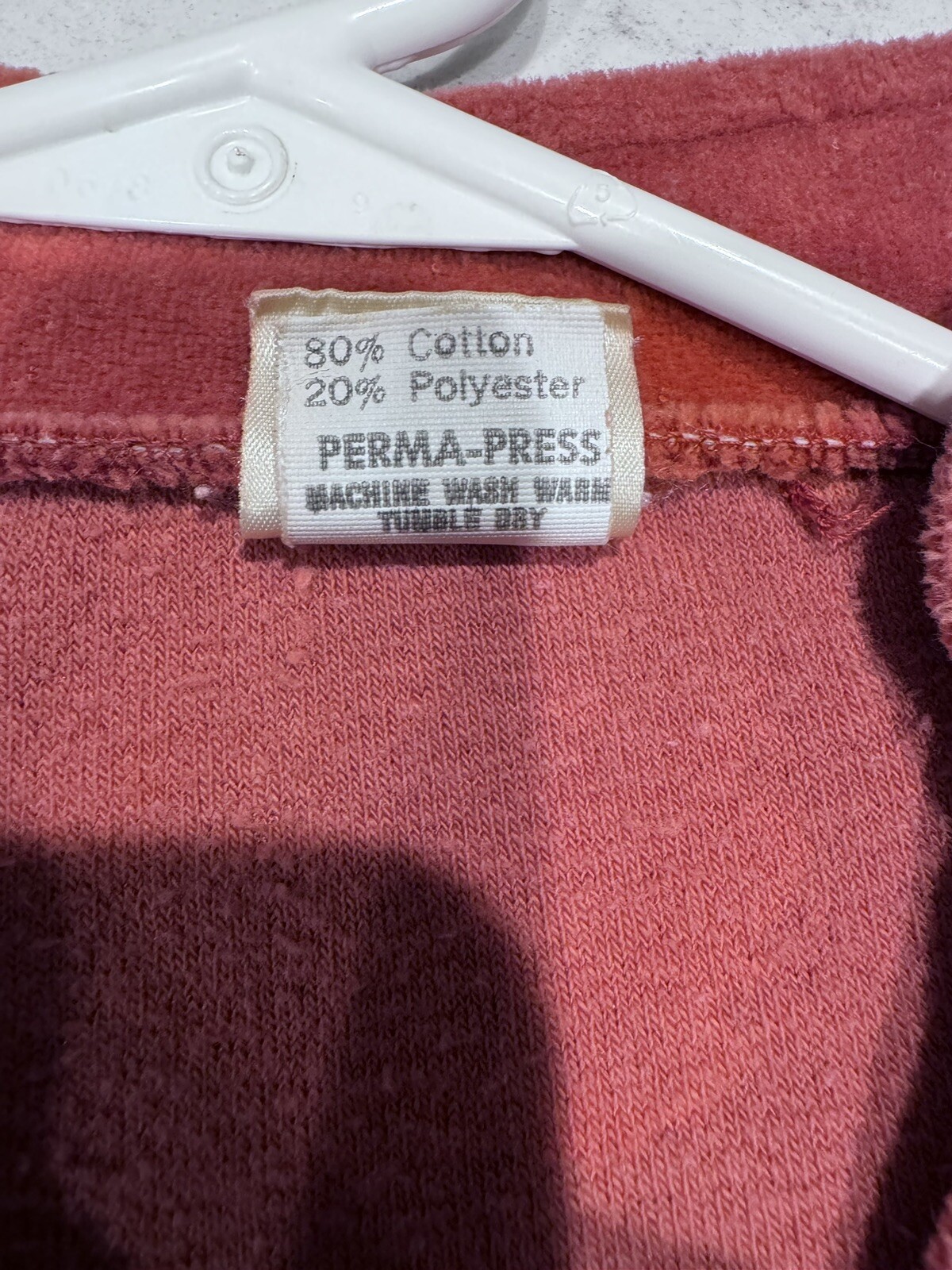 VTG Sears The Fashion Place Red Velour Granny Core Blouse Size 14 Women BL