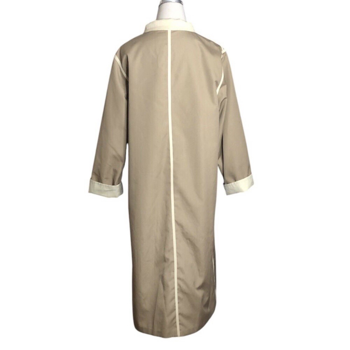 Vtg Bonnie Cashin Raincoat Size Small Beige Turnlock Weather Wear Russel Taylor