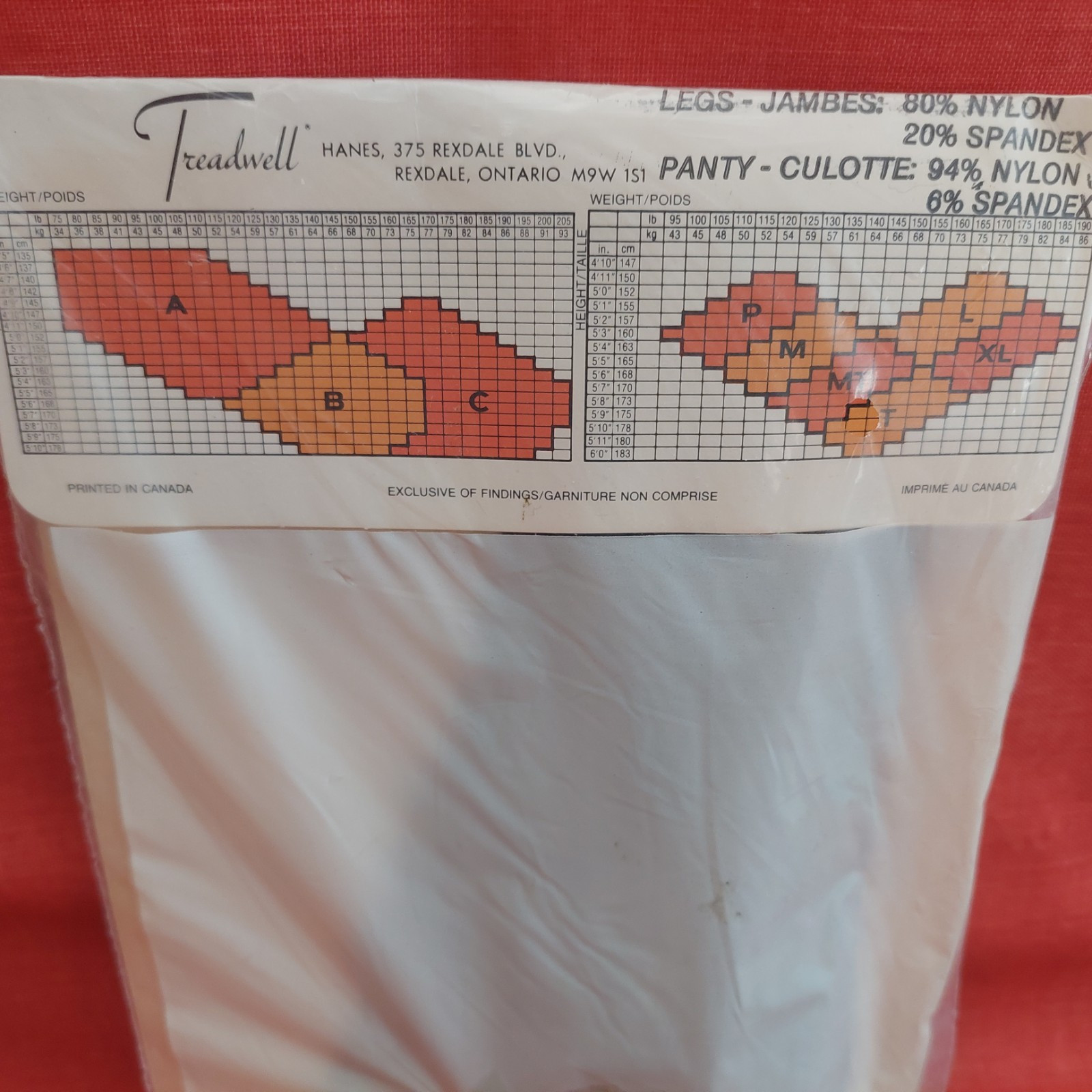 Vintage Pantyhose 💕Treadwell Sheer Light Support Color Taupe size A-B BHAN01