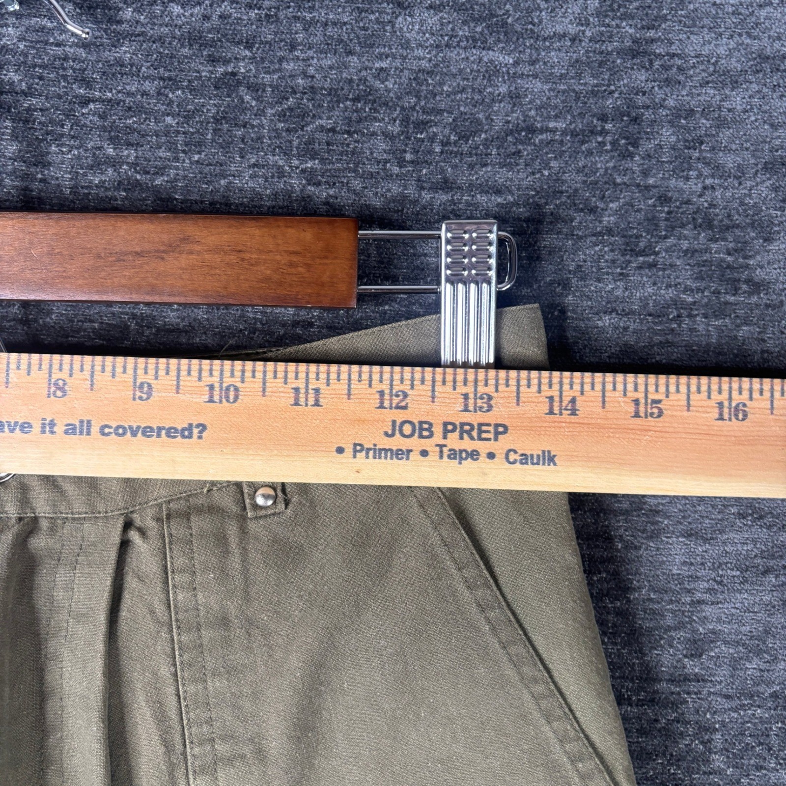 Vintage Cotler High Waisted Cargo Pants Womens 29×34 Green Khaki Tapered Utility