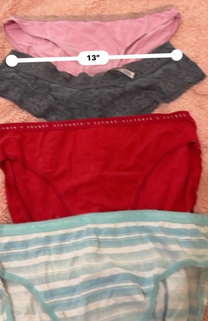 Vintage Lote 4 Pink/victoria Secrets Mic Pantis #200