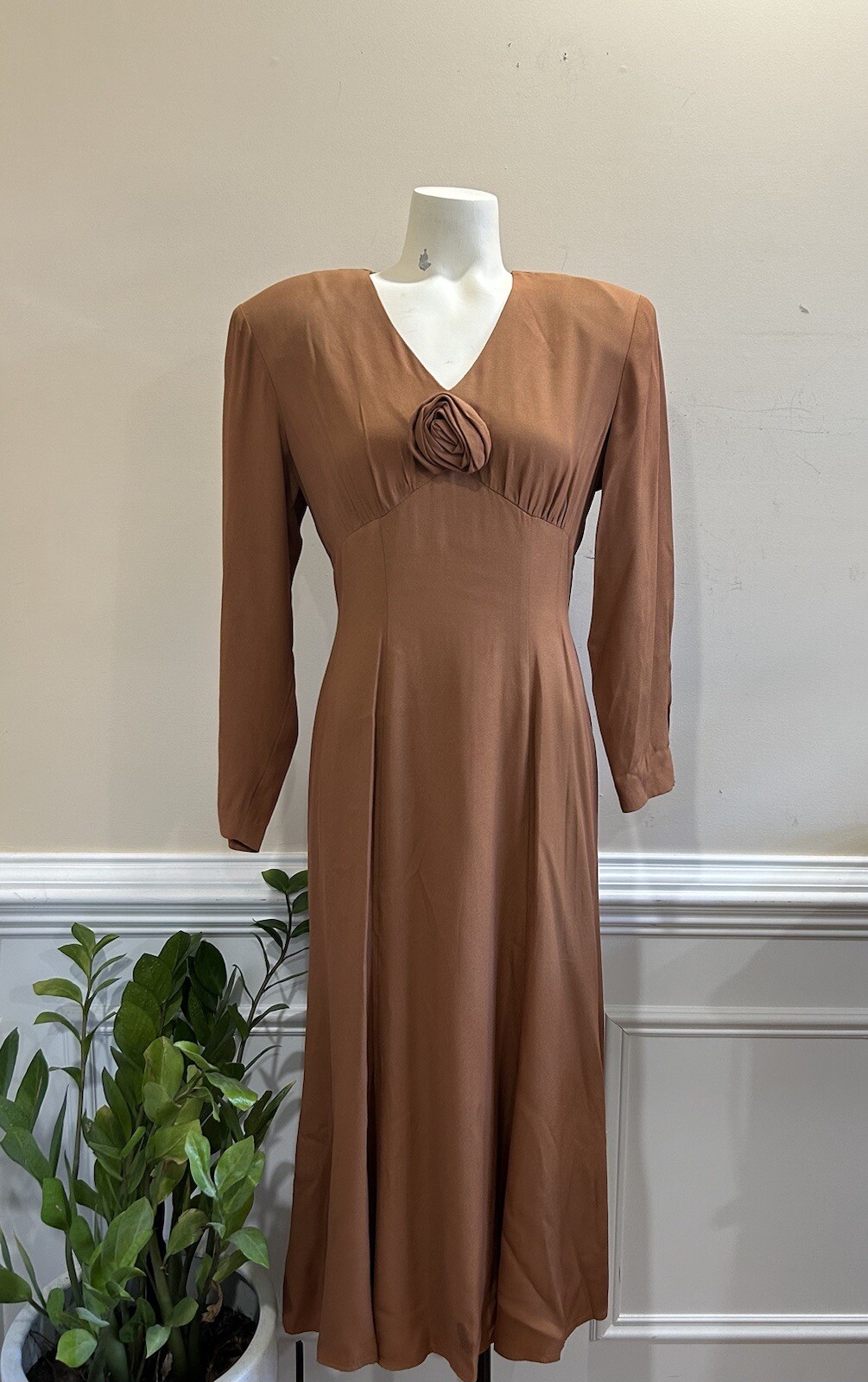 Vintage Scarlett Dress Padded Women Size 4