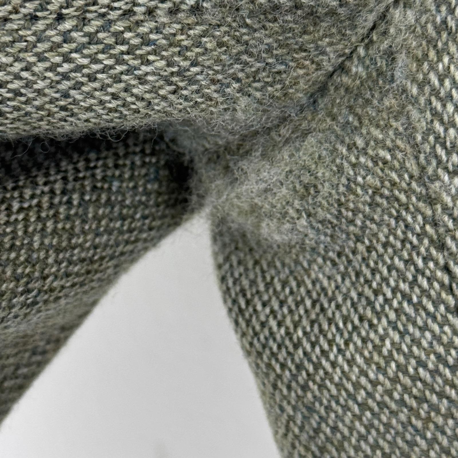 Vintage 90s Jacobson’s Herringbone Skirt Suit Olive Green Size 8 Office Classic