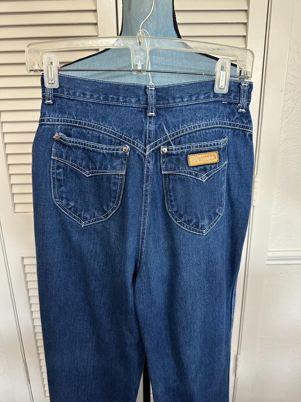 Vintage 80’s PS Gitano Jeans High Waist Dark Wash Blue Jeans Denim Size 8/9 Tall