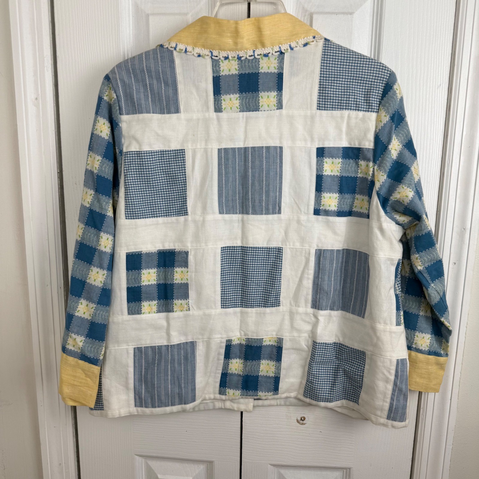 Vintage Taylor G Patchwork Quilt Jacket Women S Cottagecore Prairie USA Made