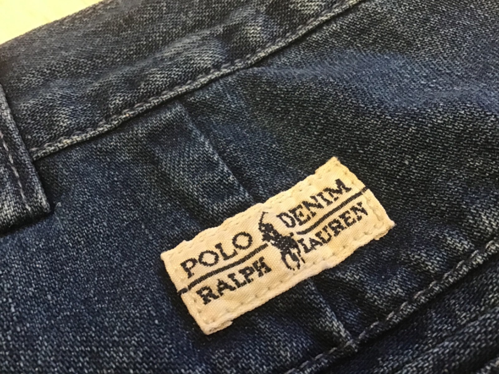 Vintage Polo Ralph Lauren Denim Shorts Womens Pleated NO SIZE TAG See Pictures