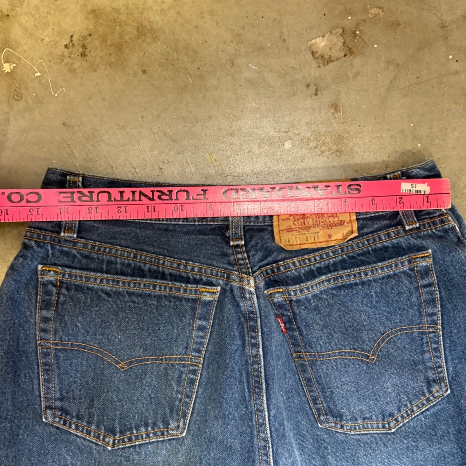 Vintage 1987 Levi’s 16501-0115 Women 16 Made in USA Blue Mom Jeans 30×29