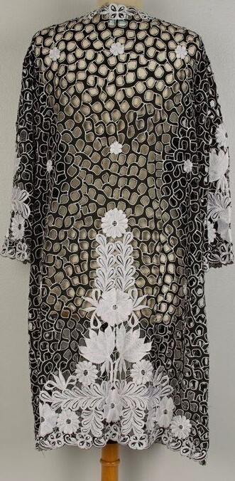 Vintage Cutwork and Embroidered Topper / Jacket – CARO of Honolulu