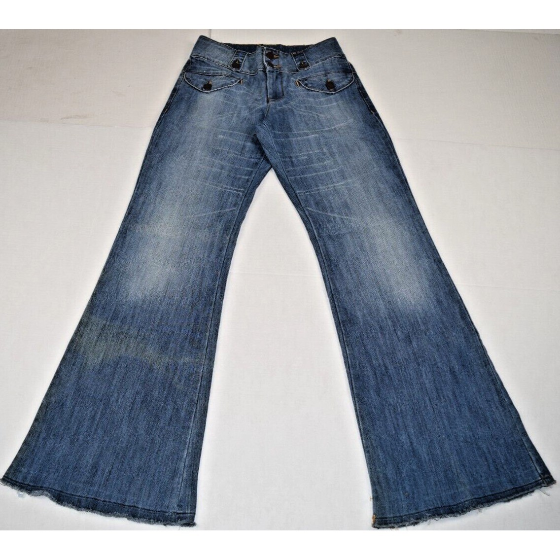 Vintage Hand Painted Jeans Jem TV Misfits Band Size 28 x 31 S/M 00s Orsay Jeans