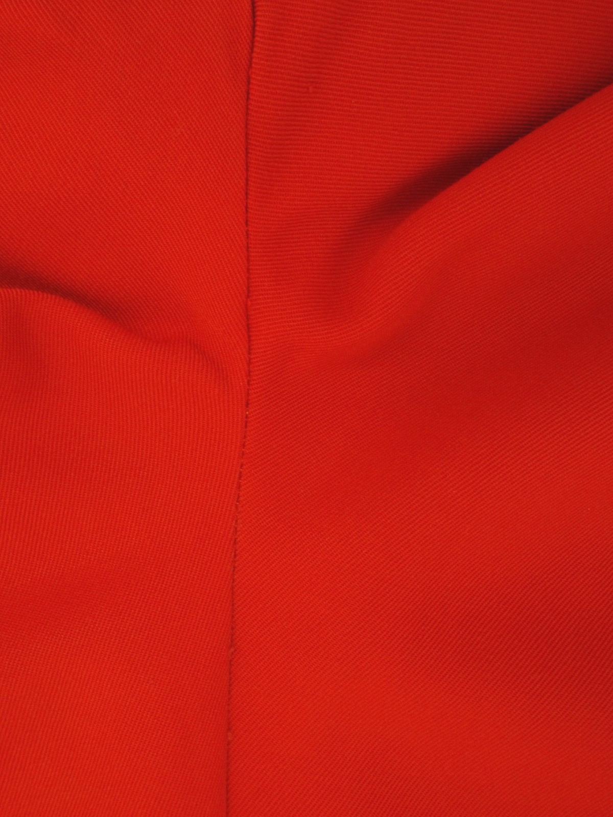 VTG 1970 Yves Saint Laurent Rive Gauche Red Wool Pants YSL Wide Leg Trousers USA