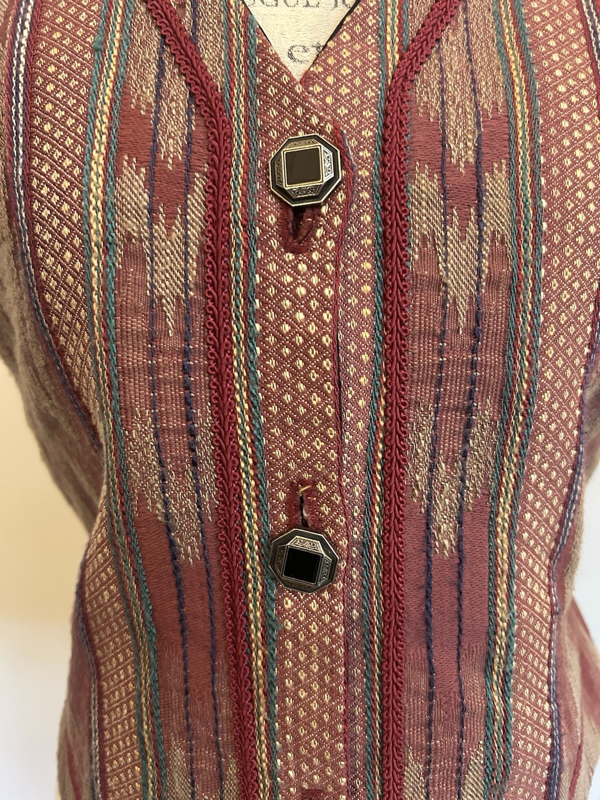 Daphne Dangerlove Vintage Western Southwest Vest M/L