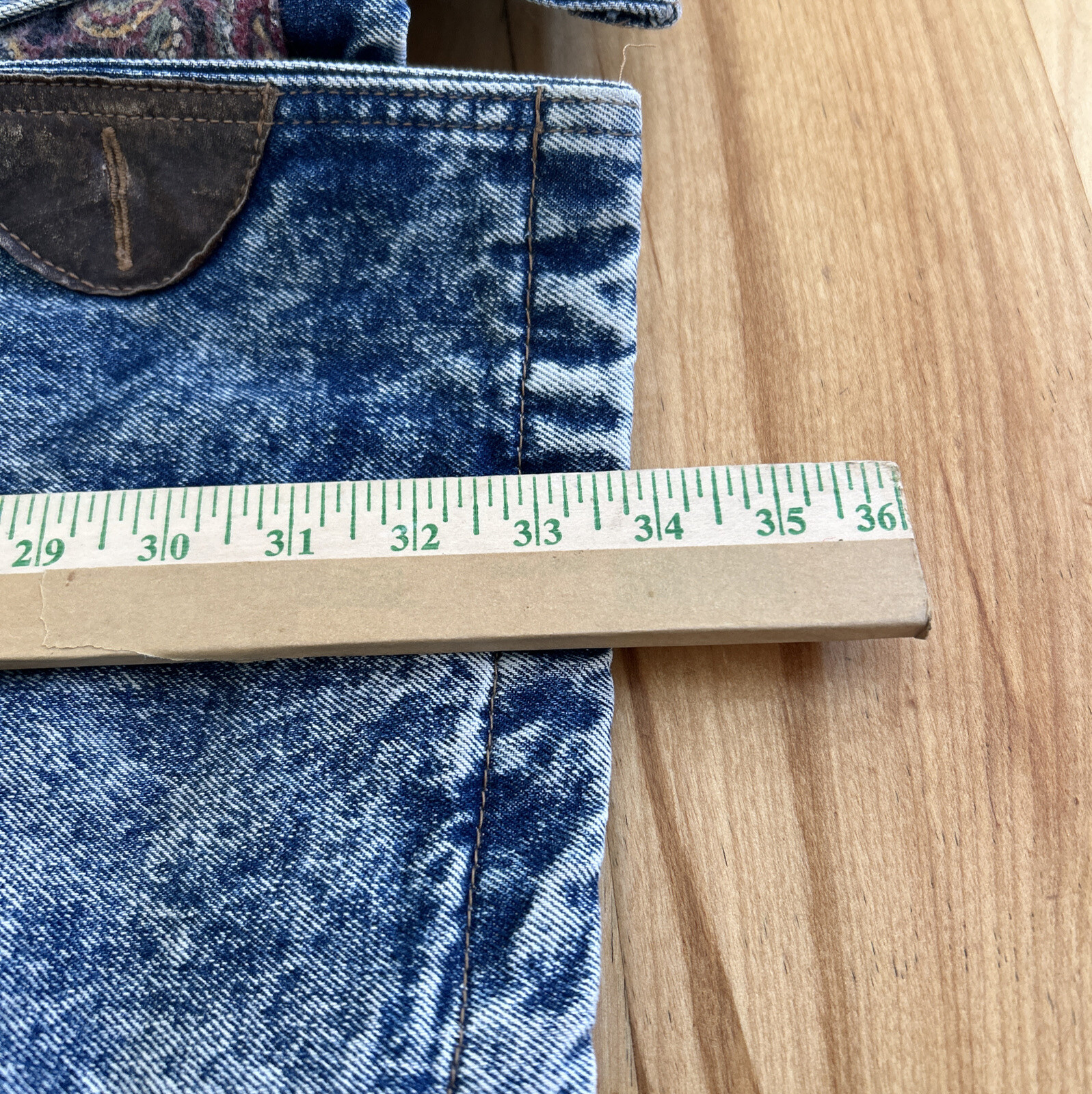 Vtg Y2K Farm Work Lined Warm Denim Farm Jacket Coat Size LG Women’s EUC