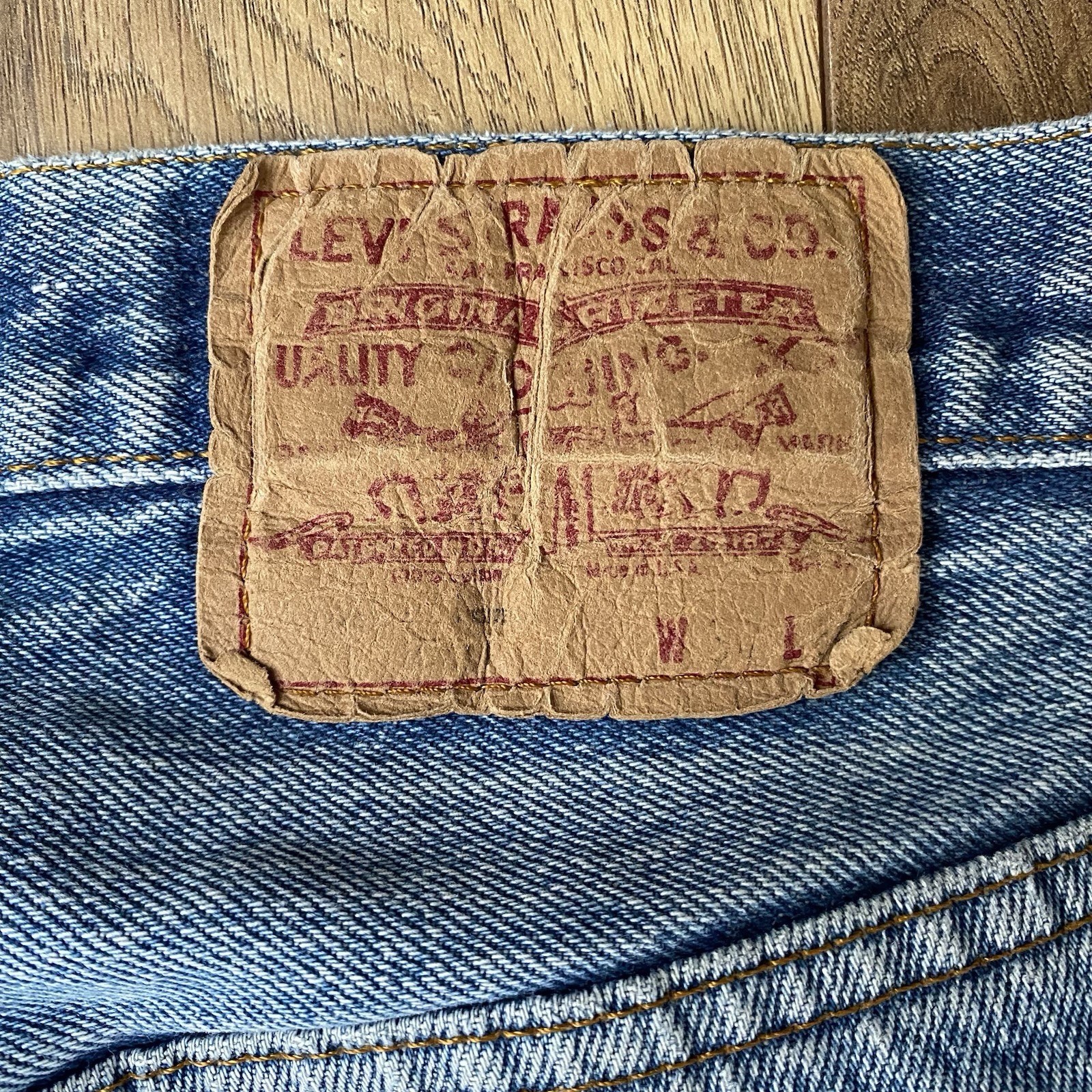 Levis 501 XX Vintage Jeans 80s Blue Faded Denim Straight Made In USA 31 29