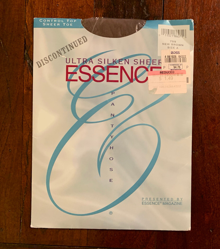 Vintage NOS 1993 Pantyhose Size A Ultra Silken Sheer Essence Control Top