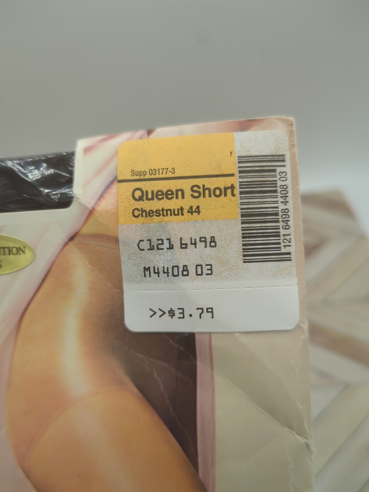 JC Penney Sheerest Support Pantyhose Queen Short Chestnut Brown Vintage